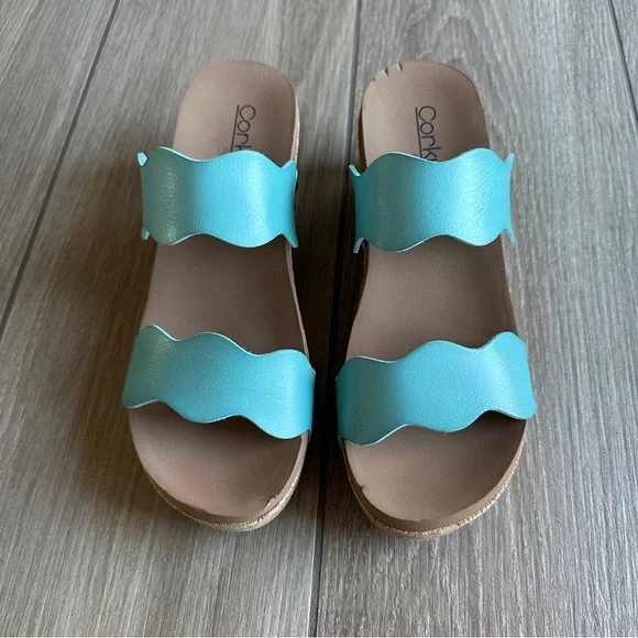 NEW Corkys Obviously Wedge Sandal Size 9 - Picture 11 of 12